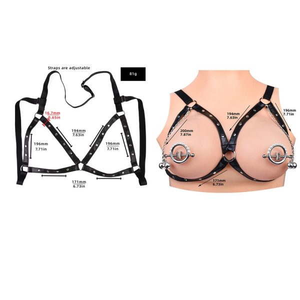 Nipple Clips Stainless Steel Adjustable Non Piercing Long Nipple - Image 5
