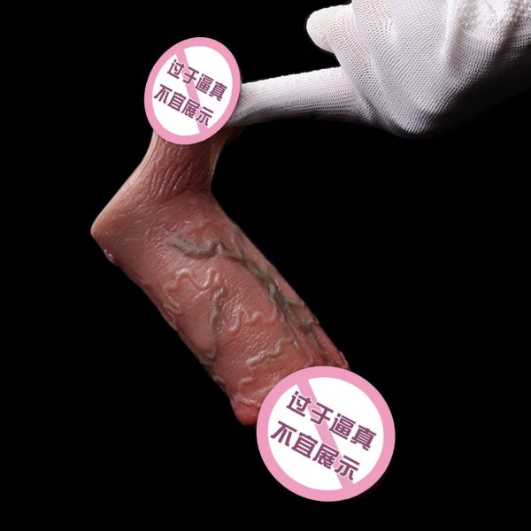 Fake Penis Sleeve Extender For Men Enlargement Cock Delay - Image 3