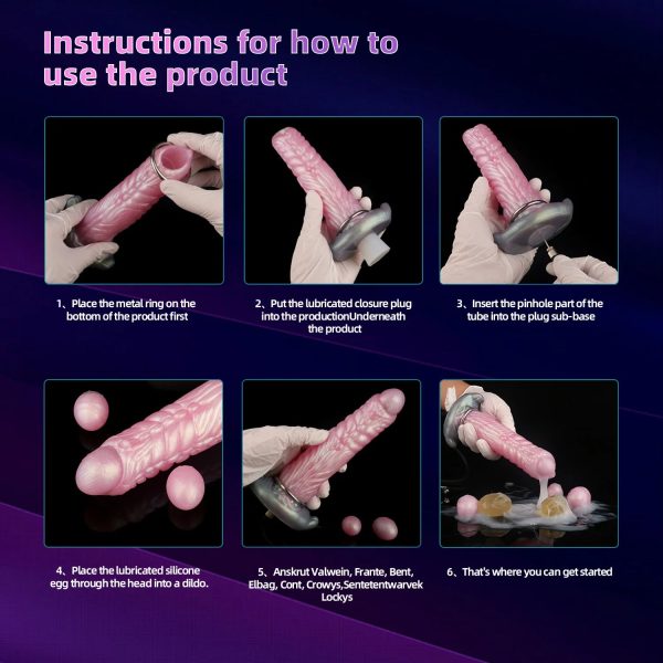 3 Sizes Soft Silicone Fantasy Ovipositor Dildo Anal Plug Sex Toys for Women Masturbator - Image 5