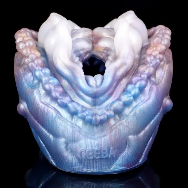 Penis Exerciser Fantasy Abalone Male Masturbator Simulated Labia Vagina Texture - Image 2