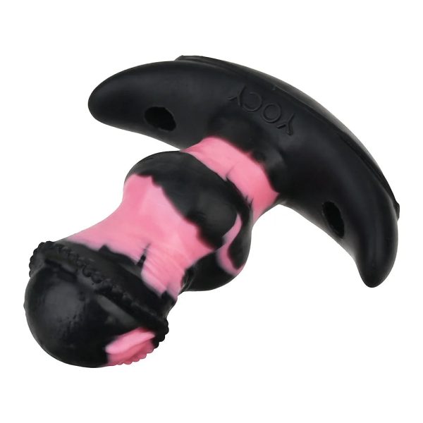 Three Sizes of Liquid Silicone Anal Plugs with Tail and Vibrator Wearable - Image 2