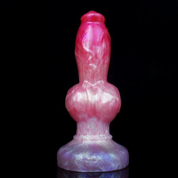 Squirting Multi Color Anal Plug With Big Dog Knot Women Sex Toys - Image 7