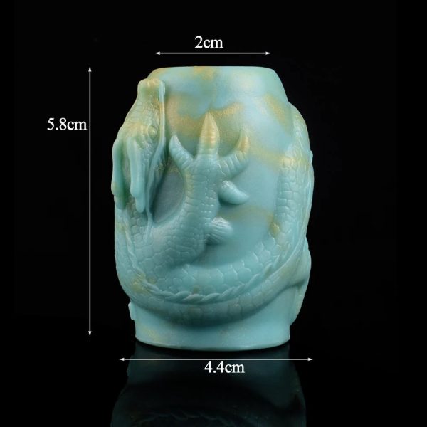 Men's Penis Enlargement Sleeve Fantasy Dragon Soft Liquid Silicone Penis - Image 15