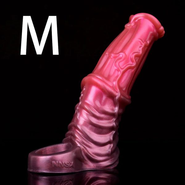 Black Penis Sleeve Extender Penis Extension Enlarger Girth Enhancer Sleeve Cock Sheath Penis - Image 9