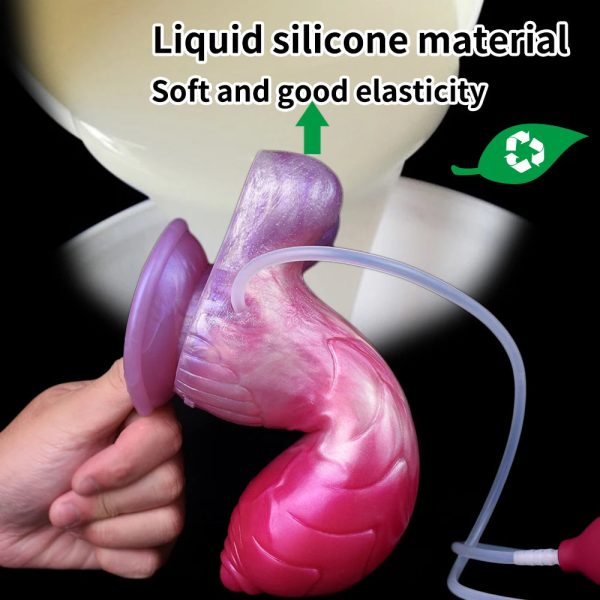 Silicone Water Spray Female Sex Toys Ejaculation Anal Plug - Image 4