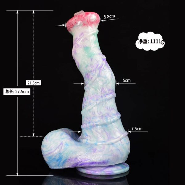 Huge Animal Dildo Vaginal G-spot With Suction Cup Horse/Wolf/Dog Penis - Image 17