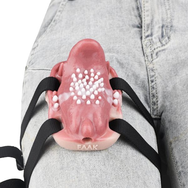 Silicone Realsitic Tongue Wireless Control Vibrating Stimulate Glan - Image 5