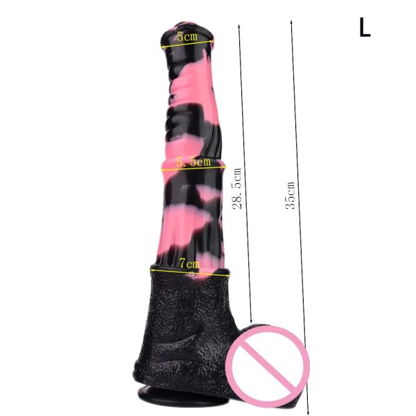 Soft Silicone Anal Dildo with Strong Suction Cup for Hands-Free - Image 10