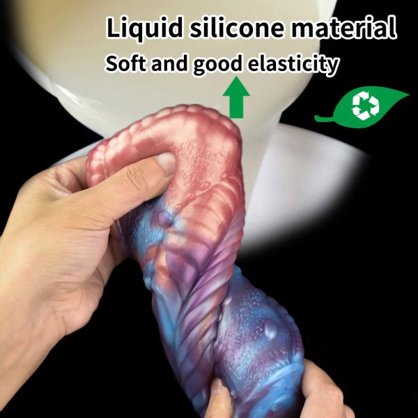Male Dual Channel Masturbation Cup Soft Silicone Sex Toys - Image 5
