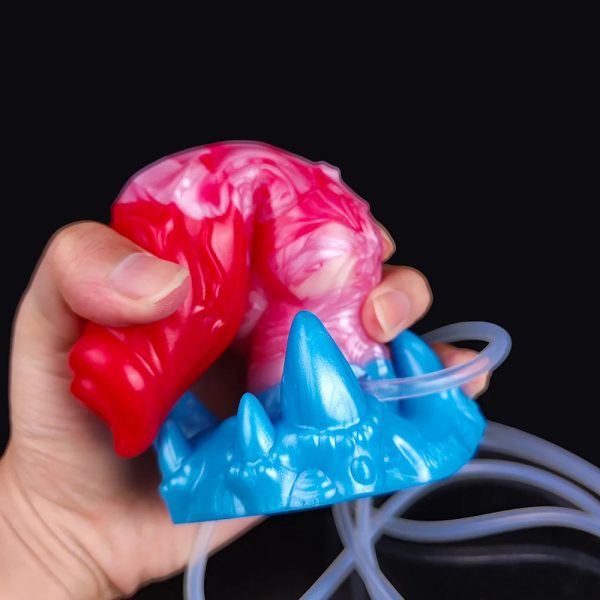 Squirting Inflatable Dildo with Strong Suction Cup Sex Toy - Image 4