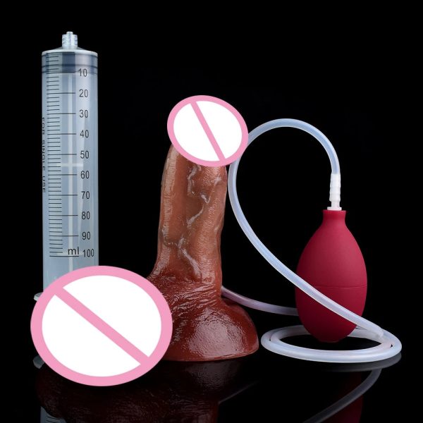 Sex Toys Simulation Ejaculation Dildo With Large Suction Cup - Image 9