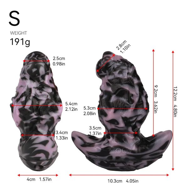 Soft Liquid Silicone Butt Plug Wearable Vibrating Butt Plug Mouth Plug - Image 7