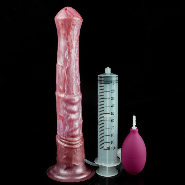 Long Horse Dildo Ejaculation Fantasy Penis Animal Squirting Function Vaginal Stimulator - Image 10