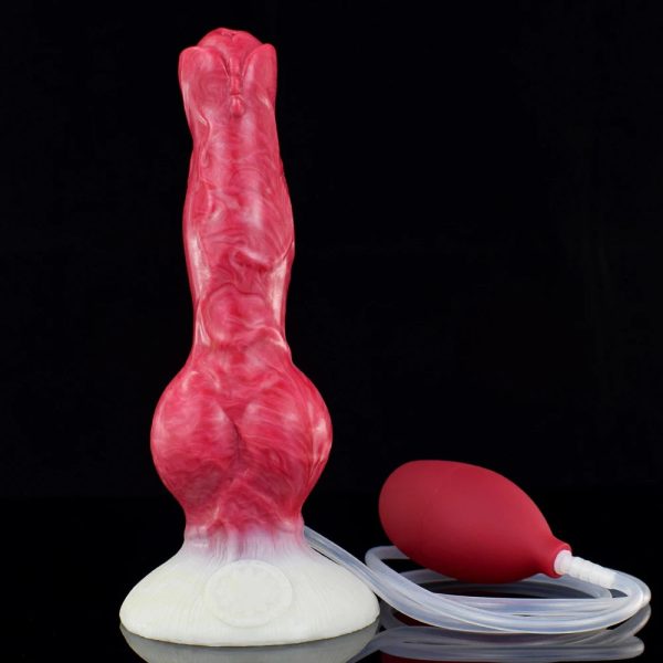 Dog Knot Ejaculation Fantasy Dildo with Strong Sucker Squriting - Image 14