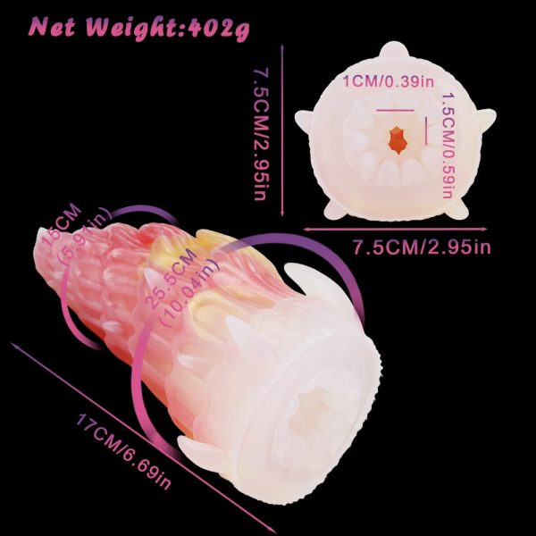 Masturbation Toy Fantasy Deep Sea Animal Male Massager 3D Texture Design - Image 7