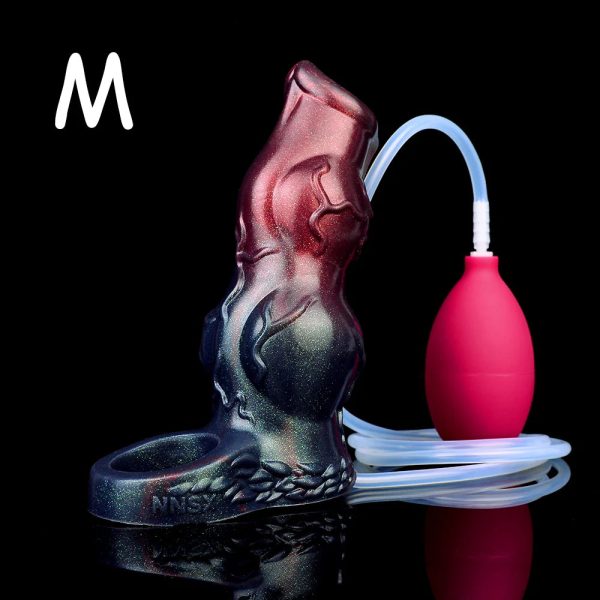 Dark Warrior Animal Hollow Water Spray Penis Sleeve  Realistic Male Sex Toys - Image 13