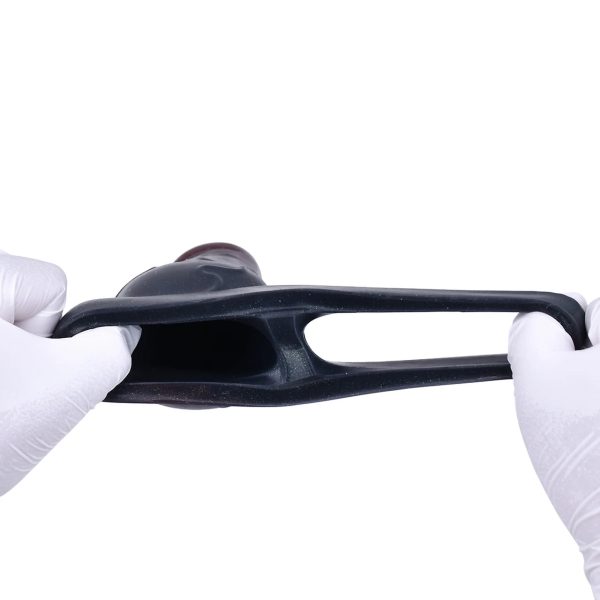 Black Penis Sleeve Extender Enlarger Silicone Cock Sleeves Reusable Stretcher - Image 3