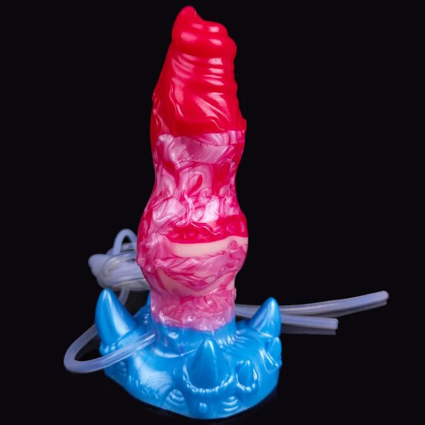 Squirting Inflatable Dildo with Strong Suction Cup Sex Toy - Image 5