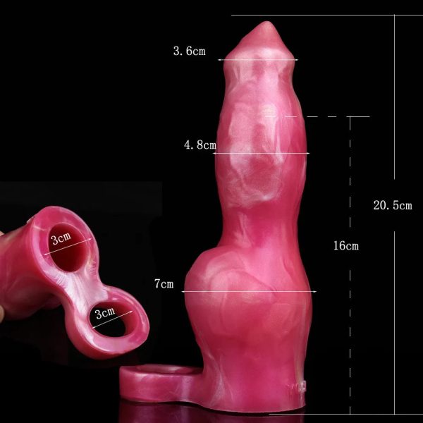 Men's Penis Condom Unique Design Soft Liquid Silicone Penis - Image 6