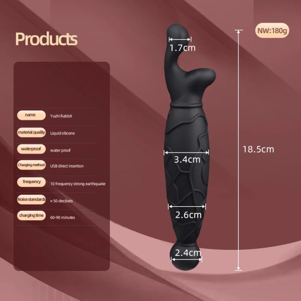 Vibrator Dildo Rabbit Sex Toys G Spot Vibrator Massager for Women - Image 5