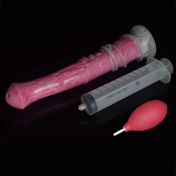 Long Horse Dildo Ejaculation Fantasy Penis Animal Squirting Function Vaginal Stimulator - Image 13