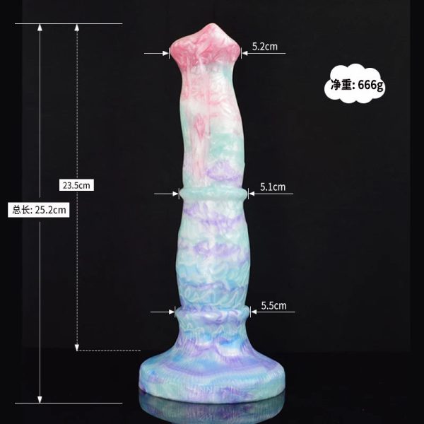Huge Animal Dildo Vaginal G-spot With Suction Cup Horse/Wolf/Dog Penis - Image 7