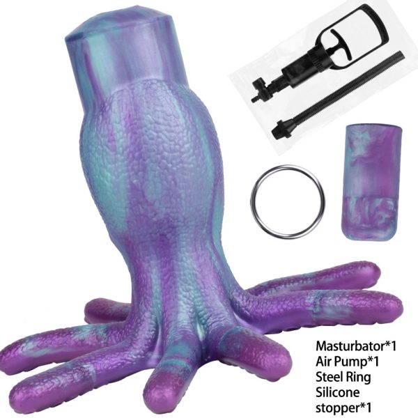 Octopus Tentacle Penis Massager Sucking Masturbator Fetish Men Masturbator - Image 7