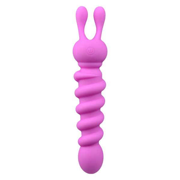 Thrusting Rabbit Vibrator Wand Adult Sex Toy for Clitoral Stimulation Handheld - Image 10