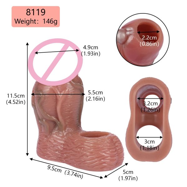 Penis Sleeve Cock Sleeve and Silicone Pants Realistic Penis - Image 6