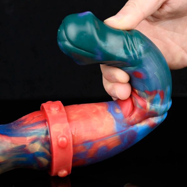 Long Horse Dildo Double Ended Animal Penis Big Beads Sexy Anal Plug - Image 4