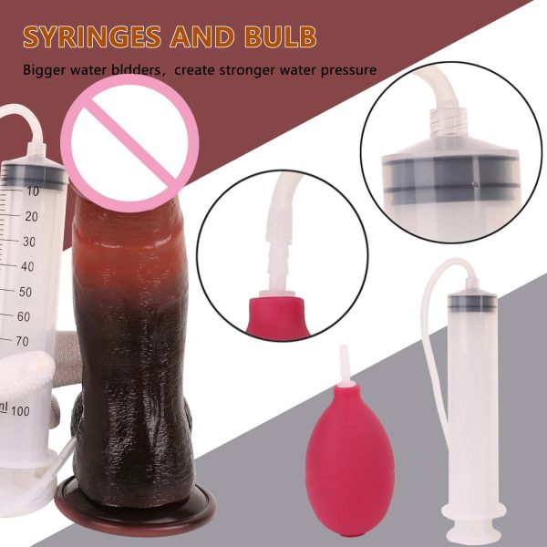 Black Realistic Dildo Silicone Penis with Strong Suction Cup - Image 4