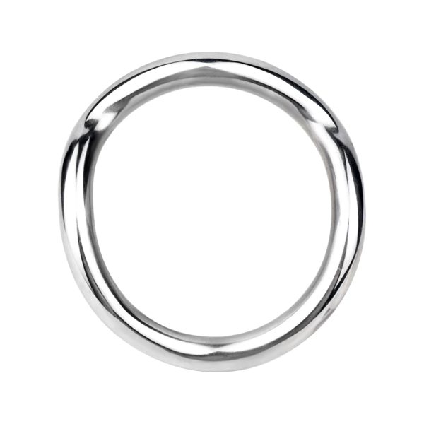 Stainless Steel Male Metal Cock Chastity with 3 Sizes Ring Invisible Lock - Image 2