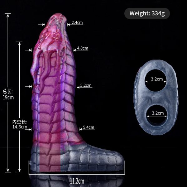 Penis Sleeve Monster Dildo Cover Condoms Penis Extension - Image 8