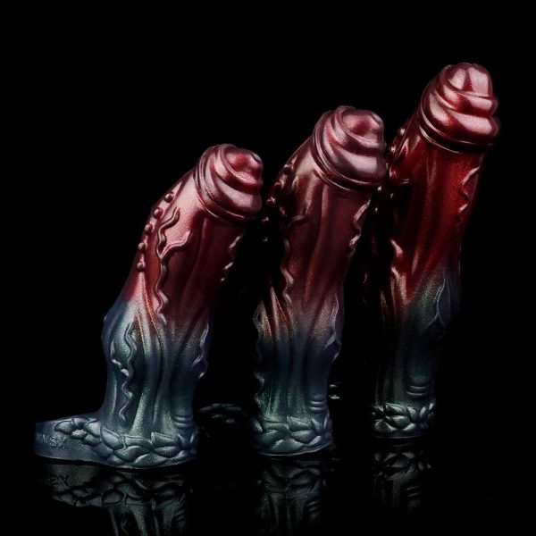 Soft Penis Sleeve Animal Cock Cover Two Knots Big Dog Penis Sleeve Penis - Image 3