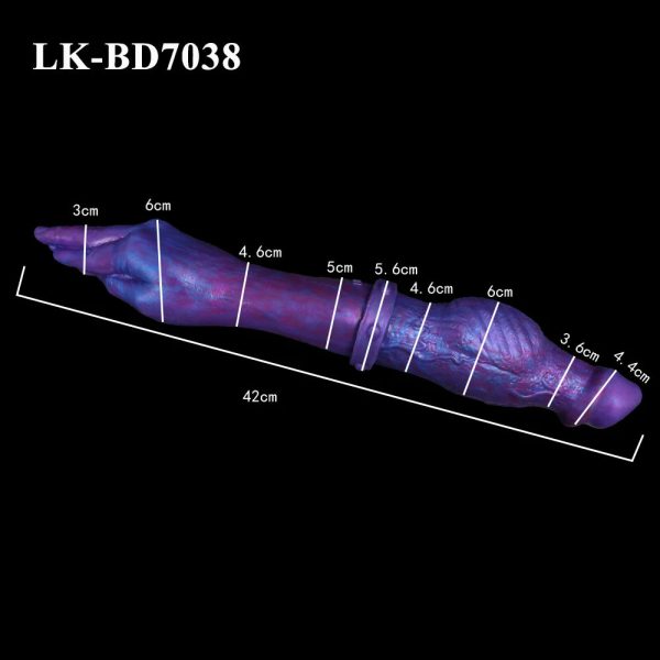 Blue Demon G-Spot Lesbian Dildo Double Head Prostate Massager Anal Plug - Image 19