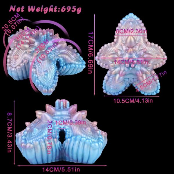 Masturbation Toy Fantasy Deep Sea Animal Male Massager 3D Texture Design - Image 6