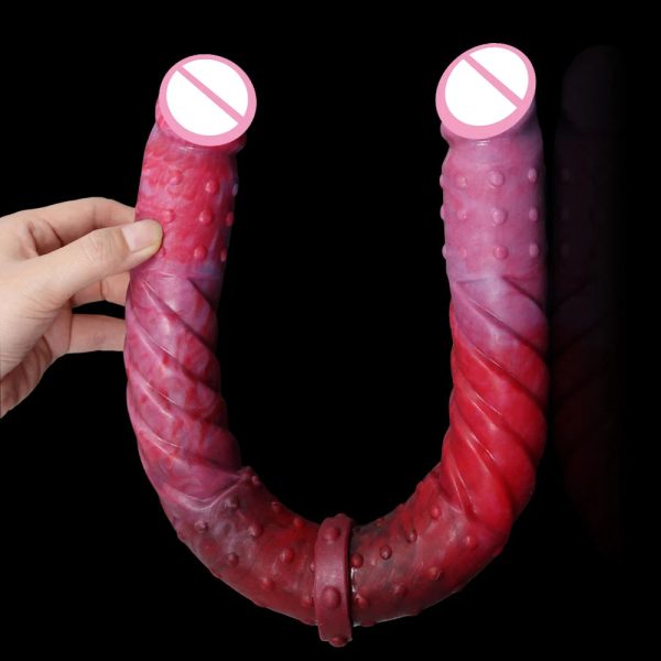 20.86inch Super Long Double Dildo Magice Dragon Realistic Glans Penis Lesbian - Image 6