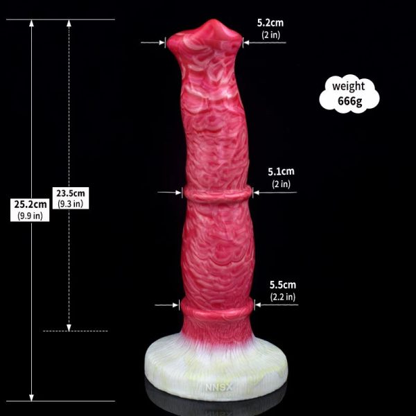 Huge Animal Dildo Vaginal G-spot With Suction Cup Horse/Wolf/Dog Penis - Image 27