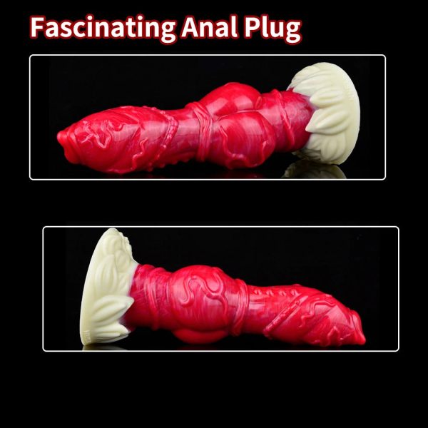 Colourful Strong Suction Dildo With Animal Dog Knot Male Prostate Massager G Spot Orgasm - Image 2