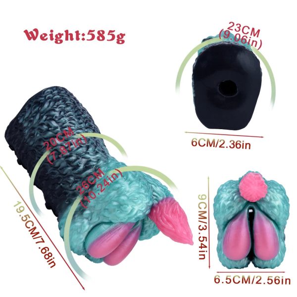 Black Male Masturbator Soft Liquid Silicone Vagina Pocket Pussy - Image 5