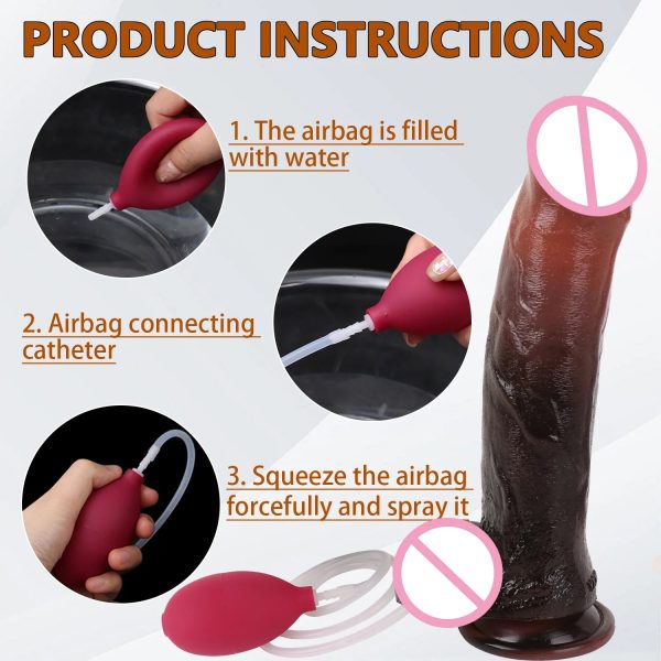 Prepuce Realistic Dildos Soft Silicone Dildos for Hands-Free Play Suction Cup Anal Dildos - Image 5