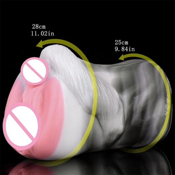 Horse Male Sex Toys for Men  Soft Silicone Male Masturbator Stroker  with Pussy - Image 4