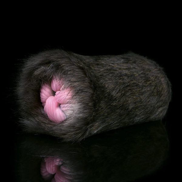 Silicone Male Masturbator Sex Toys for Men with Artificial Animal Fur - Image 2