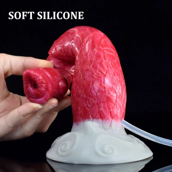 Irregular Fantasy Deer Dildo Soft Silicone Masturbators Squirting Dildos - Image 4