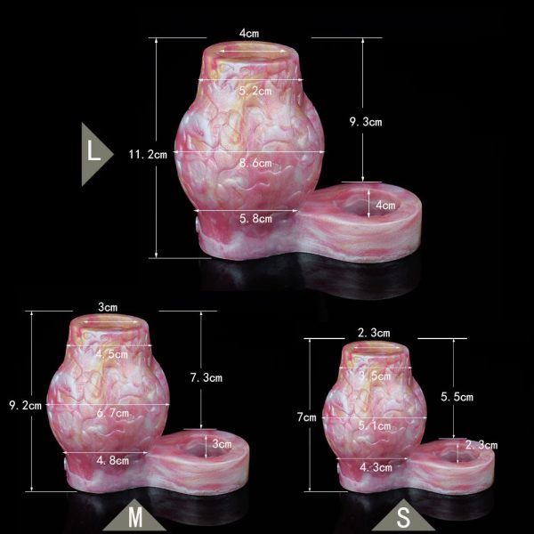 Men's Silicone Condom With Clip Men's Penis Enlargement Condom - Image 6