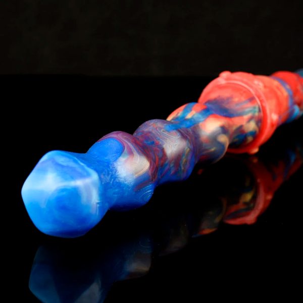 Long Horse Dildo Double Ended Animal Penis Big Beads Sexy Anal Plug - Image 3
