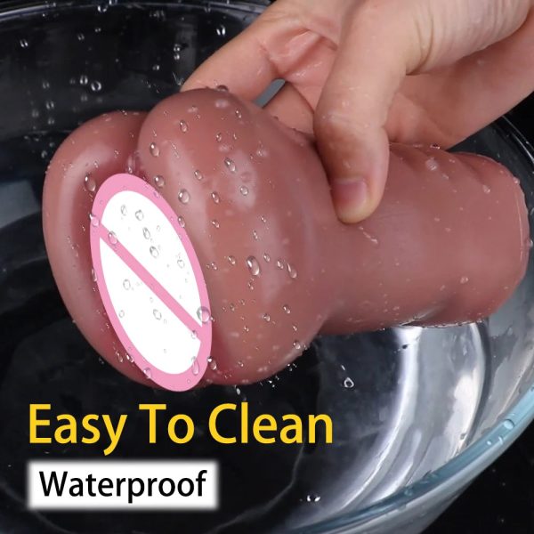 Soft Silicone Real Vagina Artificial Masturbation Cup - Image 4