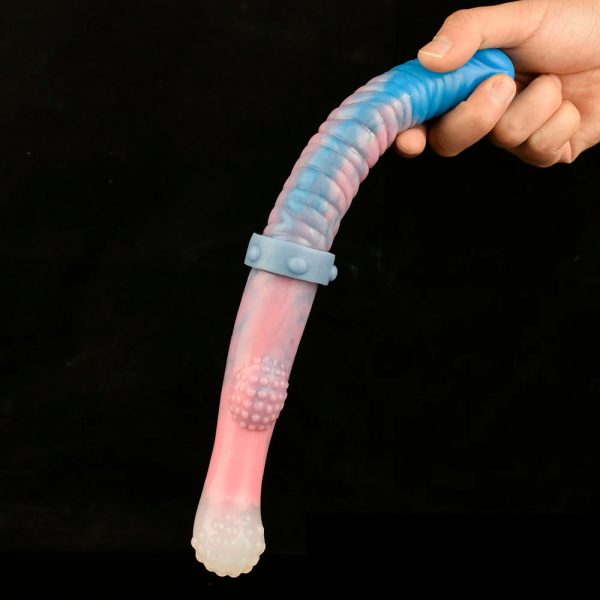 Long Anal Plug Silicone Double Ended Realistic Soft Dildos Women Men - Image 4