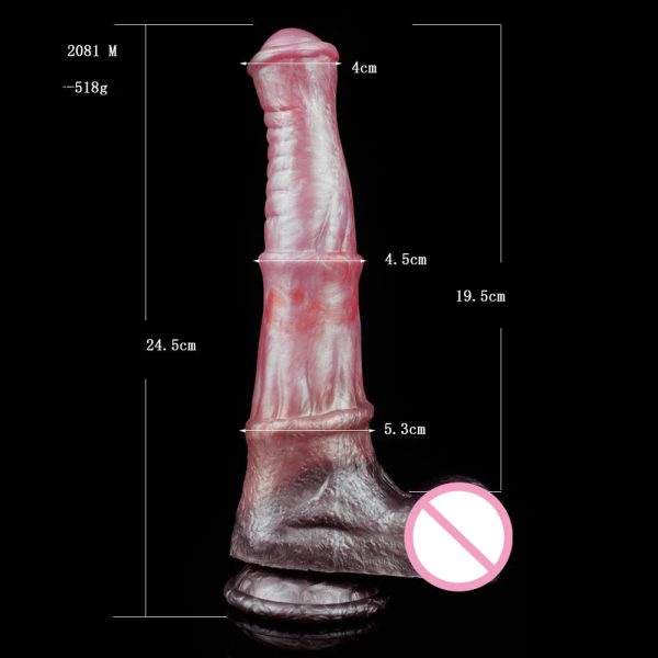 Soft Silicone Anal Dildo with Strong Suction Cup for Hands-Free - Image 8