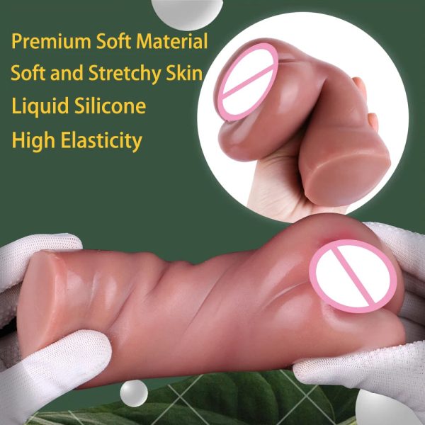 Soft Silicone Real Vagina Artificial Masturbation Cup - Image 5
